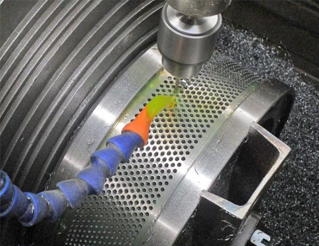 Ring die drilling
