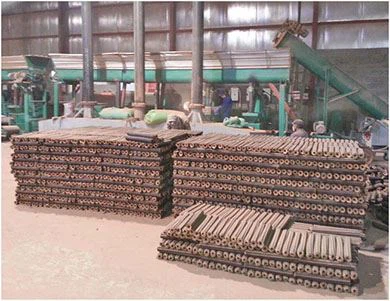 wood charcoal making machine