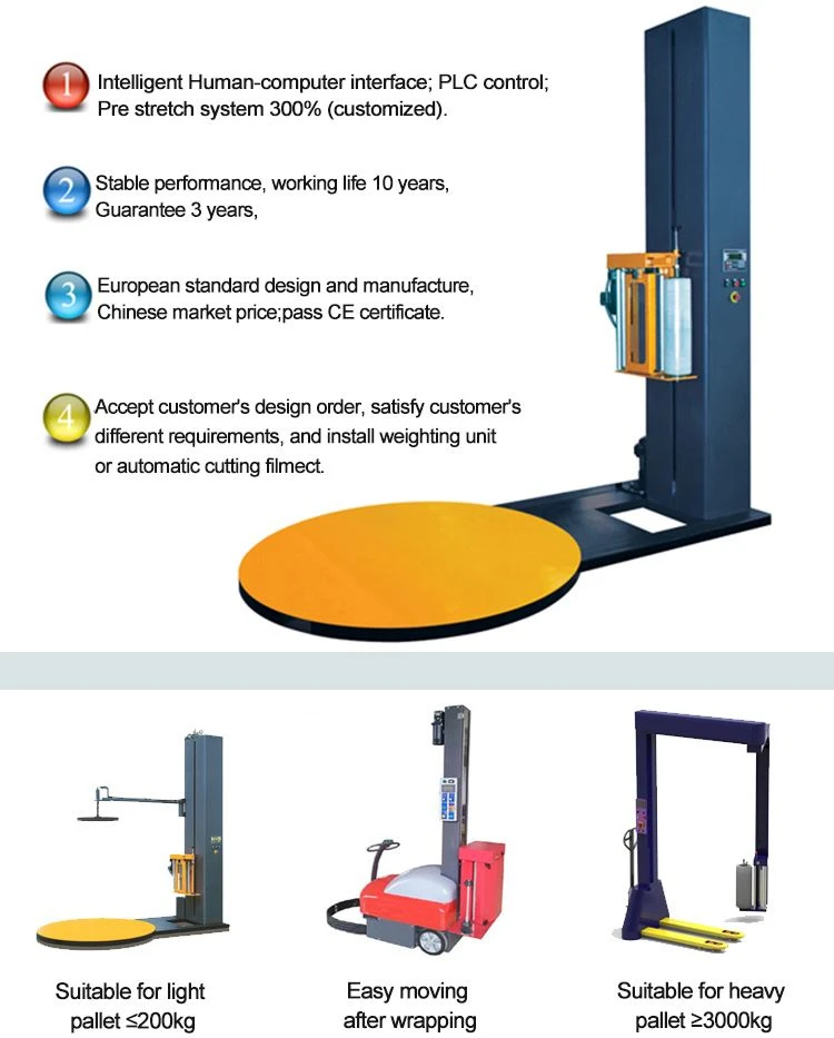 automatic pallet stretch wrapper for sale