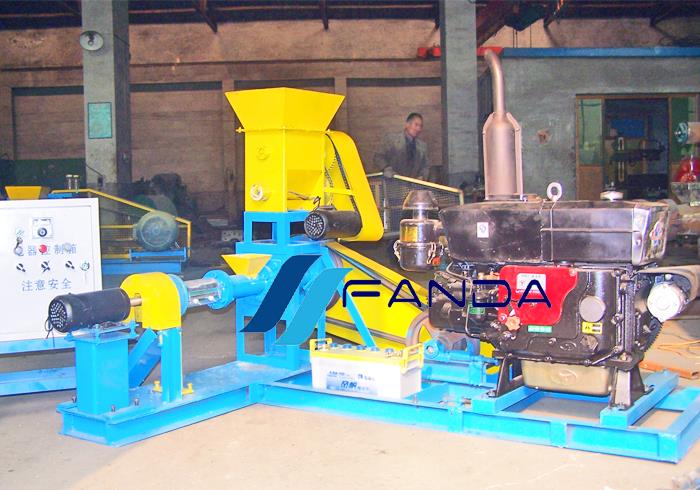 Diesel Engine Fish Feed Pellet Making Machine